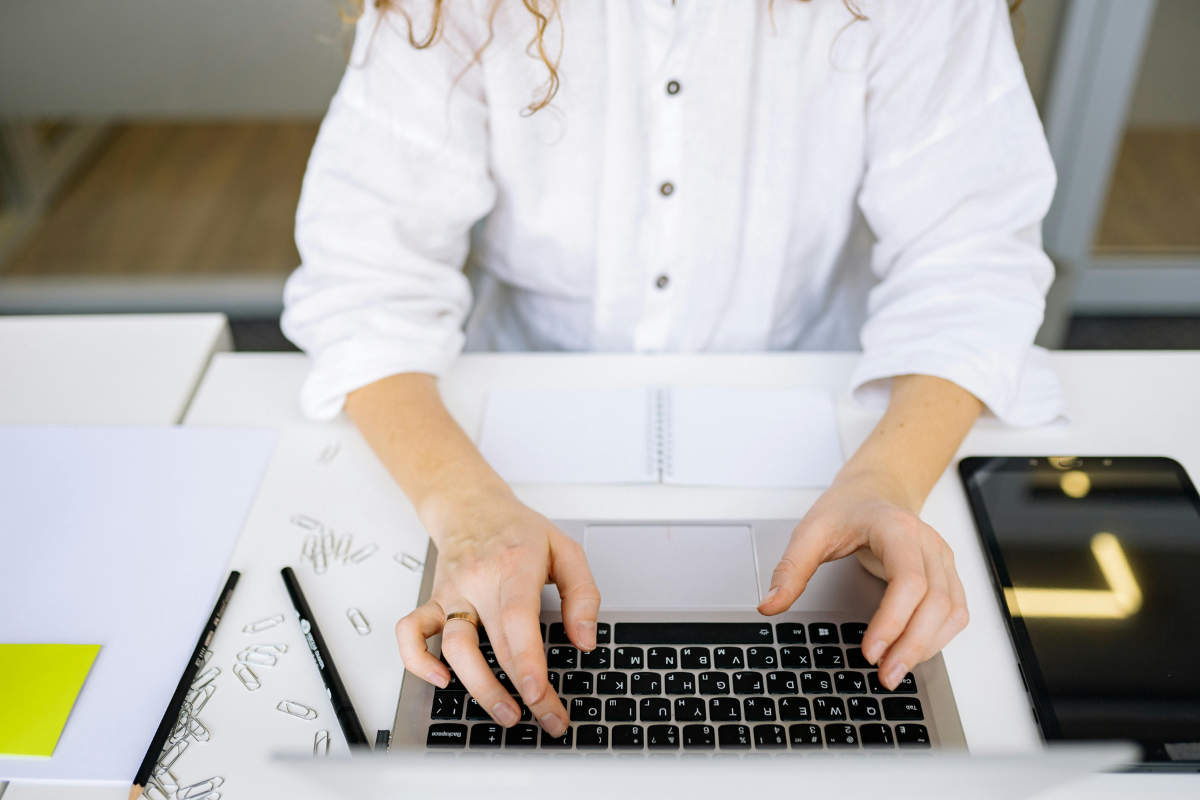 Man at computer because he knows preparation matters in family proceedings